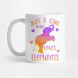 Just a girl who loves elephants Mug